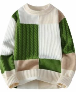 Alternative view of Color Blocked Knitted Sweater