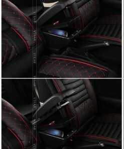 Alternative view of Luxury Premium Microfibre Leather Universal Armrest Centre Console Storage Box