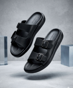 The Matte Double-Buckle All-Terrain Slip-On Sandal