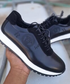 Alternative view of GV Embossed Medallion Urban Leather Sneakers