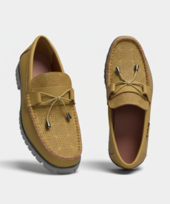 Alternative view of Premium Leather Rubber Sole TL Slip-on Comfortable Casual Loafers
