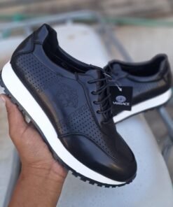 GV Embossed Medallion Urban Leather Sneakers
