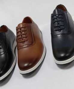 Alternative view of Berluti Croc-Embossed Oxford Leather  shoes