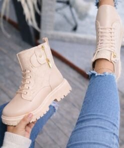 Chunky Monogram Ladies Boots