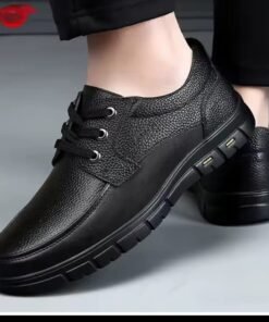 Alternative view of Grain Leather Men’s Casual Loafers with Laces