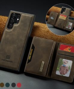 Alternative view of Leather Cover with Wallet Case for Samsung Galaxy S Series