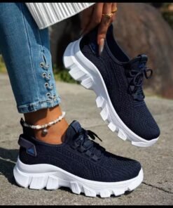 Alternative view of Women's Breathable Mesh Knit  Walking Casual Sneakers