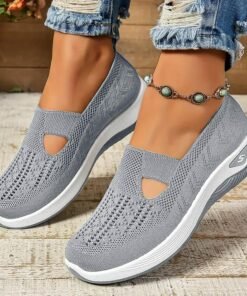 Alternative view of The Willow Breeze Knit Slip-On Women's Comfort Walking Sneakers