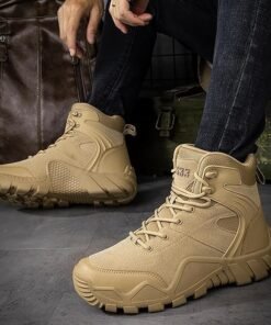Alternative view of Hiking Shoes Men Waterproof Light Trekking Shoes Men Ankle Mountaineering Shoes Non-Slip Comfortable Outdoor Shoes Men for Sport Hiking & Combat Boots