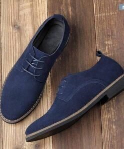 Alternative view of Mens Oxford Business Casual Suede Shoes