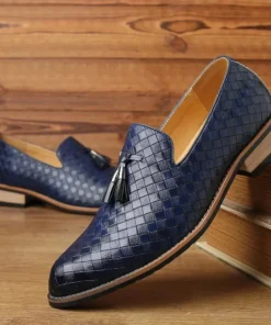 Alternative view of Sequin Mens Dress Shoes Comfort Business Slip-On Leather Oxford Shoes